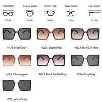 Thumbnail for Women's Square Sunglasses Oversized - Sunglasses - NosCiBe