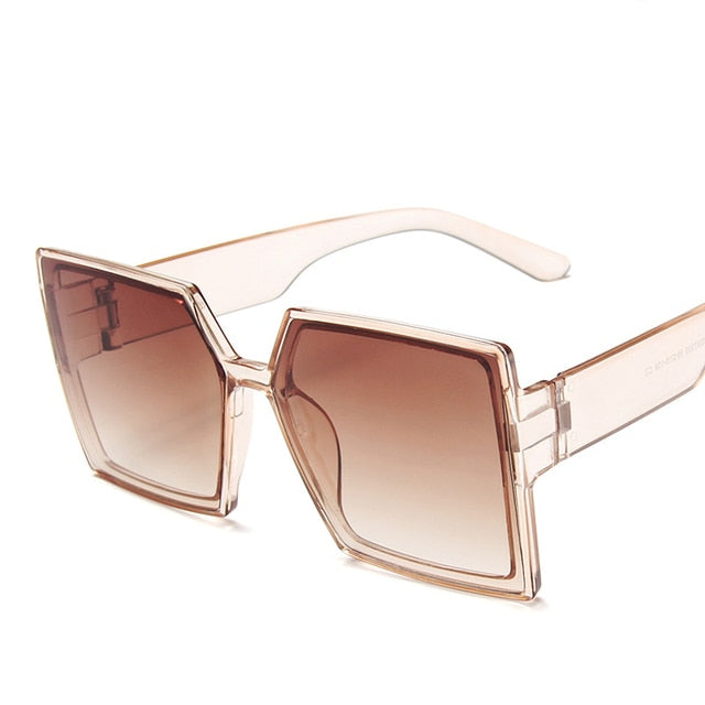 Women's Square Sunglasses Oversized - Sunglasses - NosCiBe