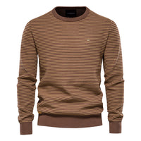 Thumbnail for Spliced Cotton Men's Sweater - Men's Sweater - NosCiBe
