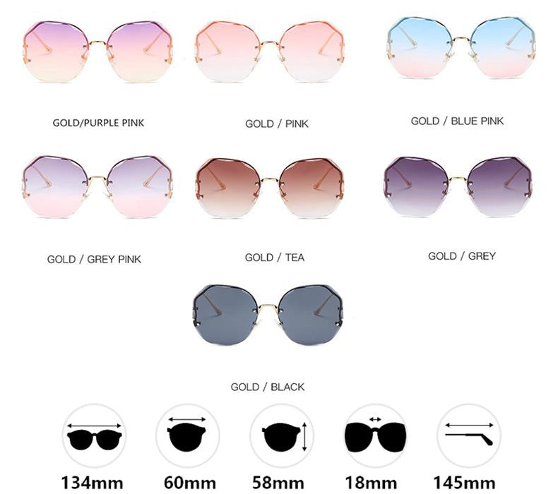 Trimmed Lens Sunglasses - Sunglasses - NosCiBe