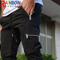 Thumbnail for Zip Pocket Men's Cargo Pants - Sweatpants And Hoodie Set Men - NosCiBe