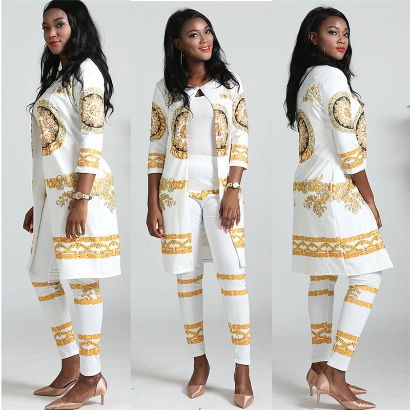 Kanga Elegant Sets Print Trousers - Kanga - NosCiBe