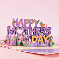 Thumbnail for 3D Pop Up Mothers Day Cards Gifts Floral Bouquet Greeting Cards Flowers for Mom Wife Birthday Sympathy Get Well