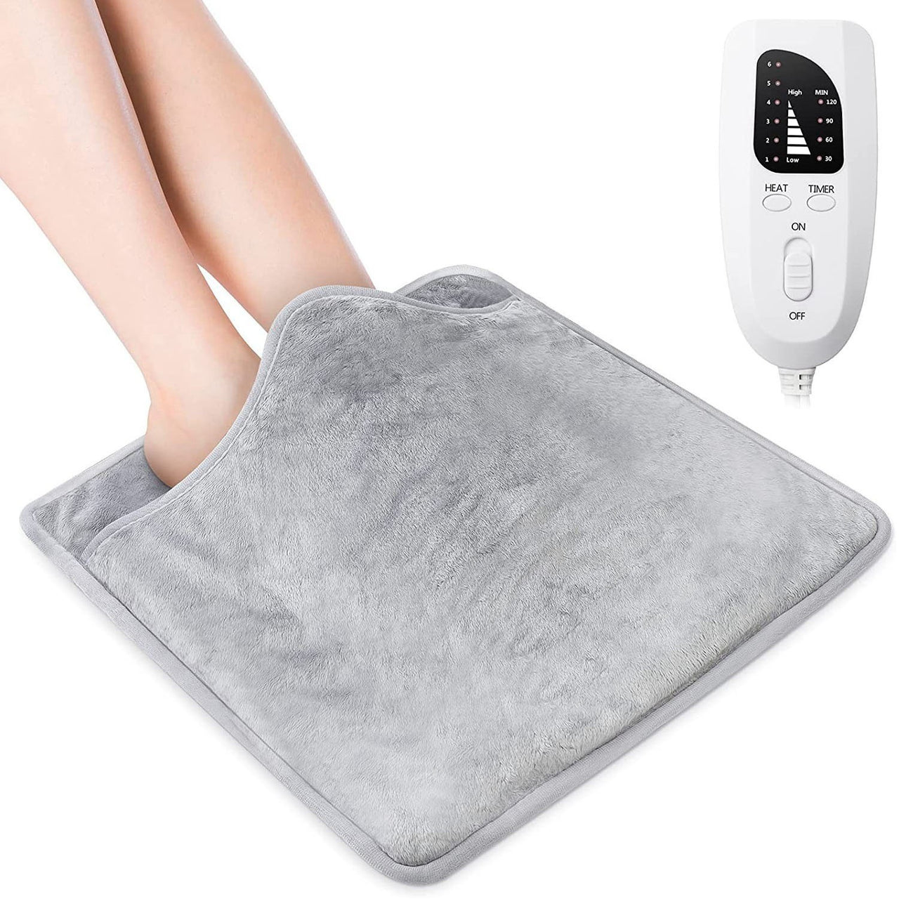 Electric Foot Warmer Heater Fast Heating Pad Cushion Mat Machine Washable