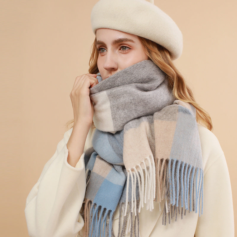 Winter Wool Scarves Fala Cashmer for Women