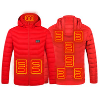 Thumbnail for Unisex Lightweight Electric Padded Jacket Usb Constant Temperature Electric Heating Padded Jacket