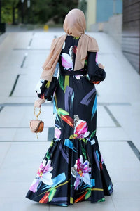 Thumbnail for Turkey Abaya Maxi Dress - NosCiBe