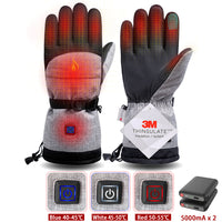 Thumbnail for Winter Gloves 3M Cotton Heating Hand Warmer Electric Thermal Gloves Waterproof Snowboard Cycling Motorcycle Bicycle Ski Outdoor - Winter Gloves 3M - NosCiBe