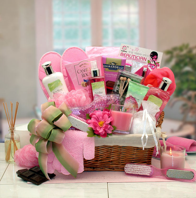Sweet blooms spa gift basket - Gift Basket - NosCiBe