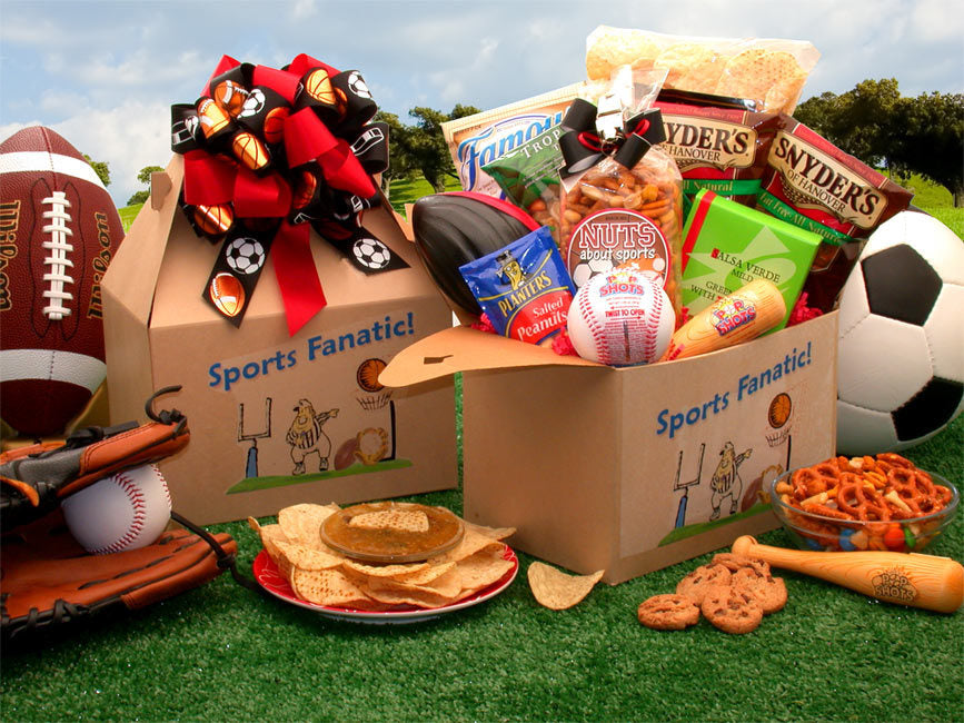 The sports fanatic care package - Gift Basket - NosCiBe