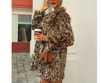 Thumbnail for Faux Fur Coat Long Overcoat