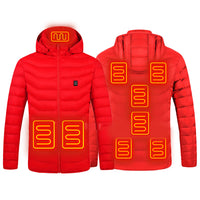 Thumbnail for Unisex Lightweight Electric Padded Jacket Usb Constant Temperature Electric Heating Padded Jacket