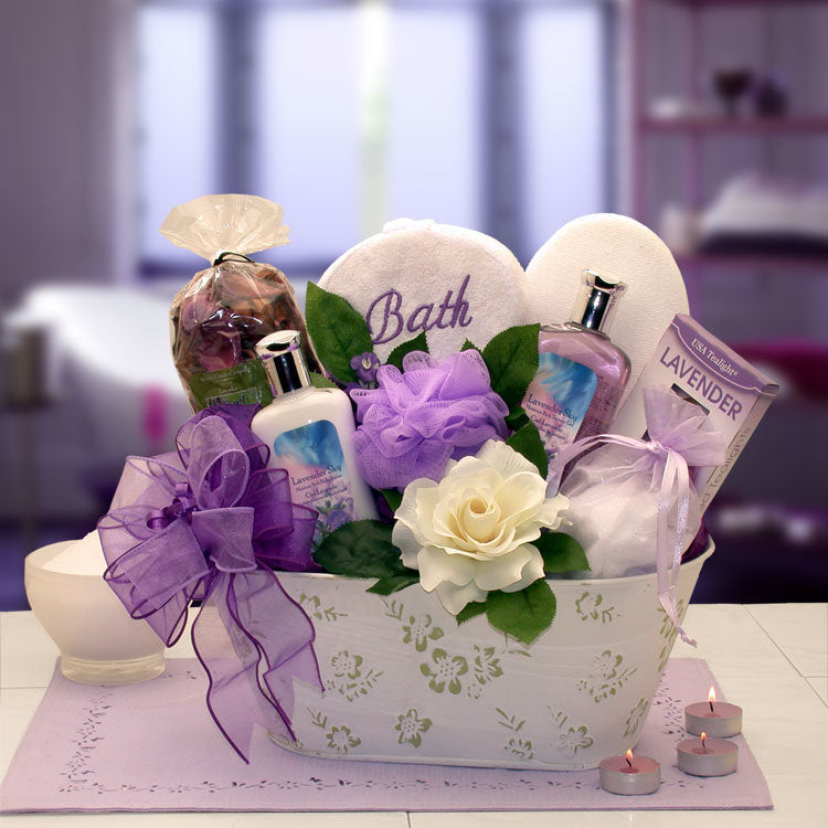 Tranquil delights bath & body gift set - Gift Basket - NosCiBe