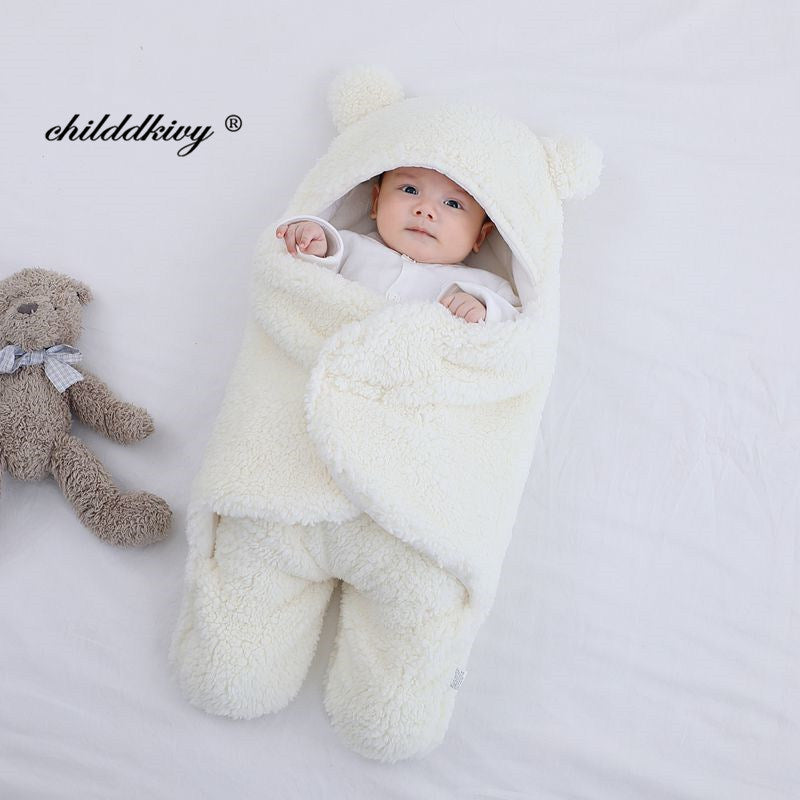 Soft  Baby Wrap Blankets Baby Sleeping Bag Envelope For Newborn Sleepsack Cotton  Cocoon  0-9 Months