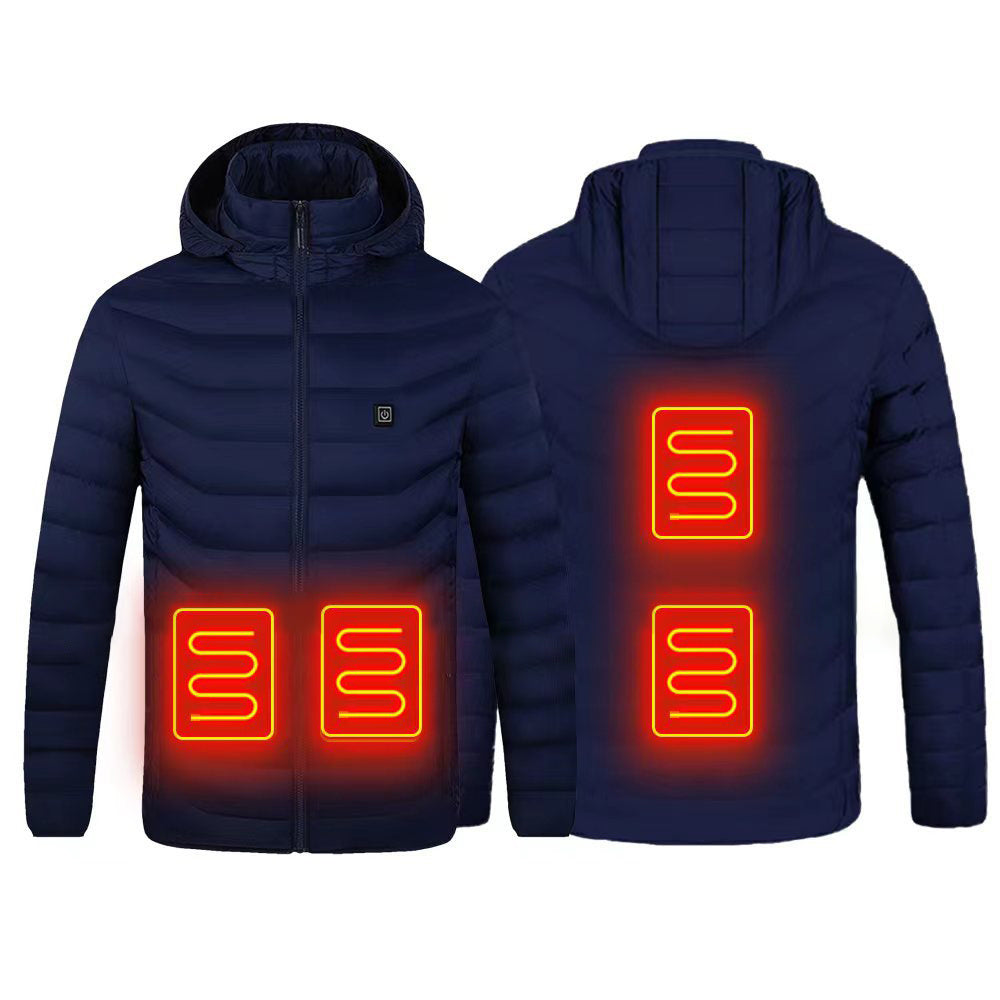 Unisex Lightweight Electric Padded Jacket Usb Constant Temperature Electric Heating Padded Jacket
