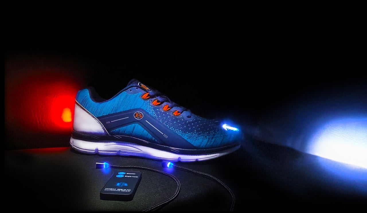 Women's Night Runner Shoes With LED Lights For Nighttime Walks and Runs - NosCiBe