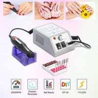 Thumbnail for Professional acrylic Nail drill machine 20000RPM electric handpiece w/6 bits cuticle grinder