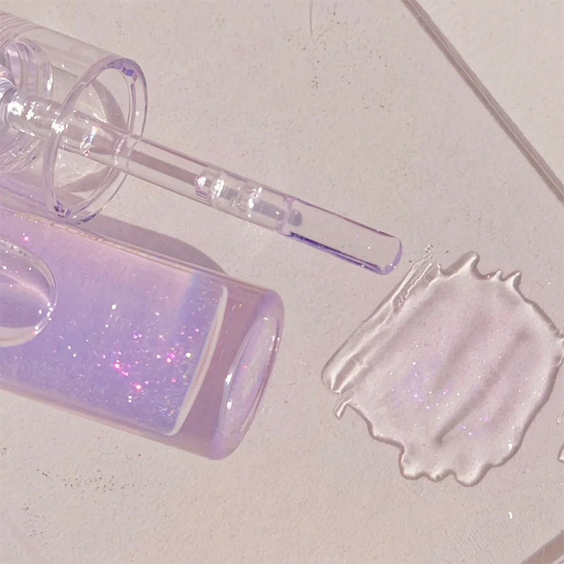 Transparent Lip Gloss Crystal Jelly Mirror Liquid Lipstick - NosCiBe