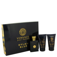 Thumbnail for Versace Pour Homme Dylan Blue by Versace Gift Set -- 1.7 oz Eau De Toilette Spray + 1.7 oz After Shave Balm + 1.7 oz Shower Gel