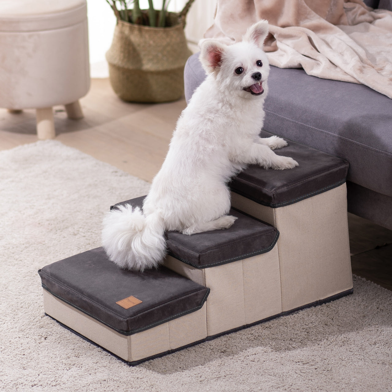 3 Tiers foldable Dog stairs