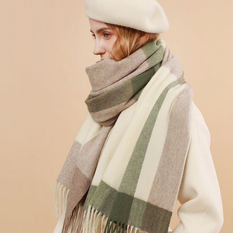 Winter Wool Scarves Fala Cashmer for Women