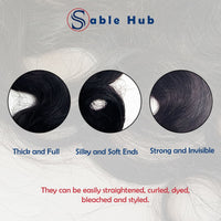 Thumbnail for Sable Hub Body Wave Women Hair Bundle 10A Brazilian Virgin 150% Density