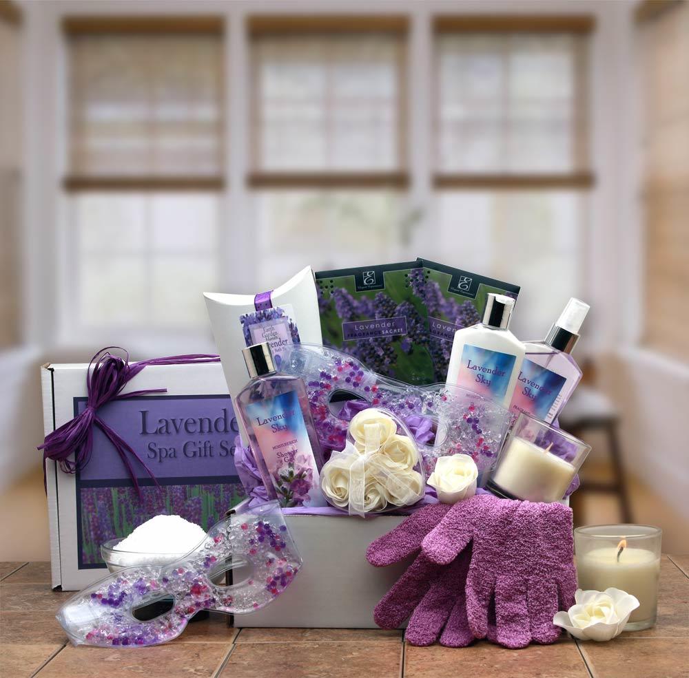 Lavender sky spa gift box - Gift Basket - NosCiBe