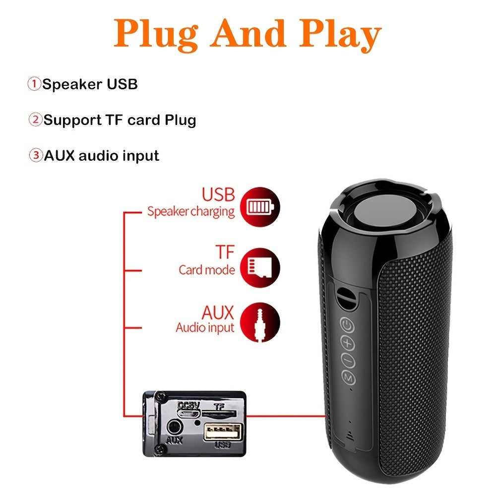 Wireless Audio Subwoofer Plug-in Card U Disk 3D Surround Outdoor Portable Speaker