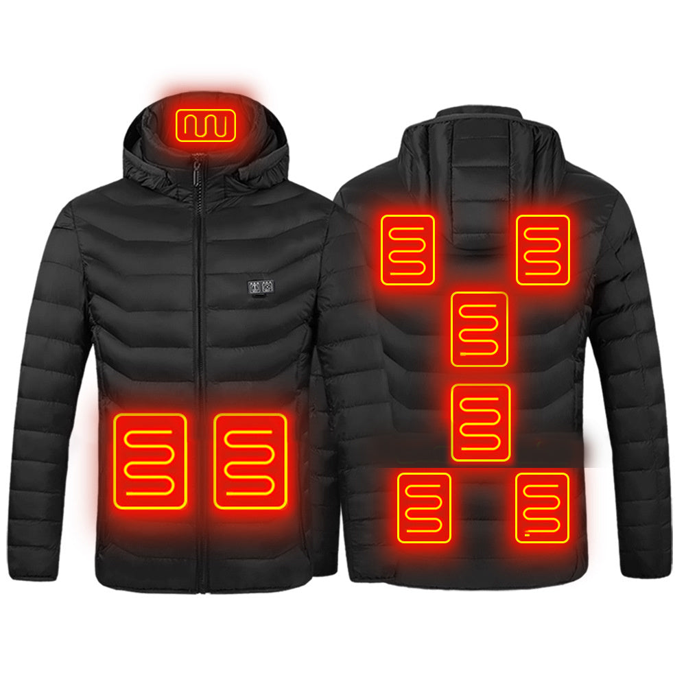Unisex Lightweight Electric Padded Jacket Usb Constant Temperature Electric Heating Padded Jacket