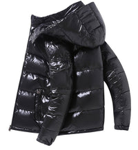 Thumbnail for Winter Men Puffer Jackets Bubble Padded Detachable Hat Warm  Waterproof No Wash