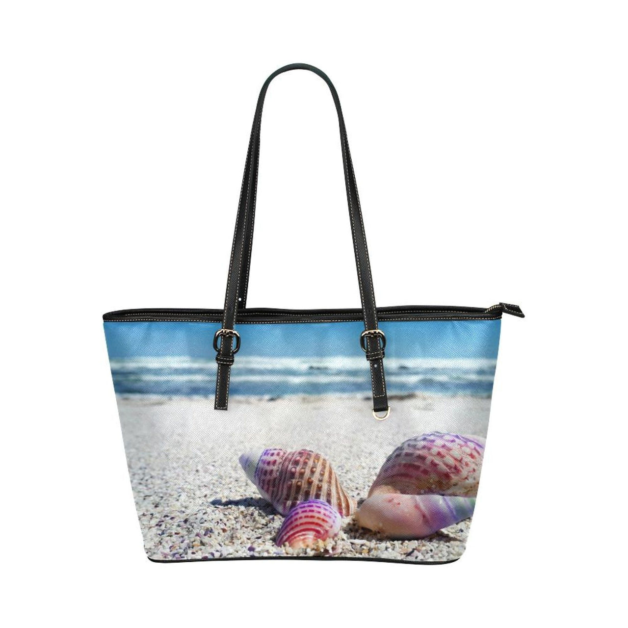 Beach And Sand Seashell Style Tote Shoulder Bag - hand bag - NosCiBe