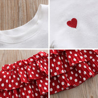Thumbnail for Bear Leader toddler white blouse polka dot skirts summer short sleeve 2 pcs for kids baby girl Clothes 3-7 years - kids girl Clothes - NosCiBe