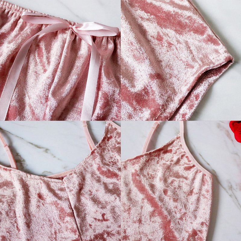 Ladies satin pajama set - Sleepwear - NosCiBe