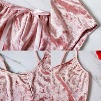 Thumbnail for Ladies satin pajama set - Sleepwear - NosCiBe