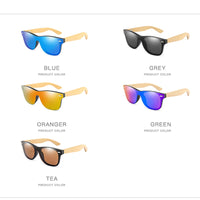 Thumbnail for Bamboo wood HD polarized sunglasses - Sunglasses - NosCiBe
